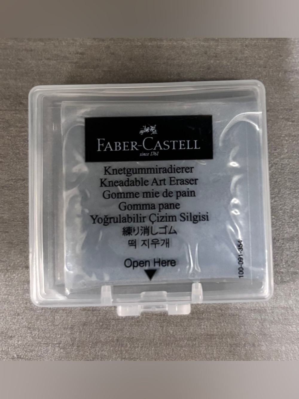 NWT Faber-Castell Kneadable Art Eraser - for correction and lightening.